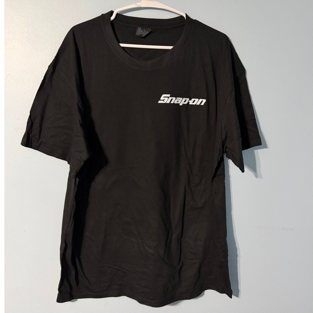 Snap-on Tools Trucks and Tools T-Shirt Men's XL Black Short Sleeve Cotton 0811